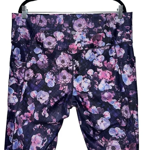 Athleta Salutation Stash Pocket II Printed Tight Size 2X - Picture 6 of 16
